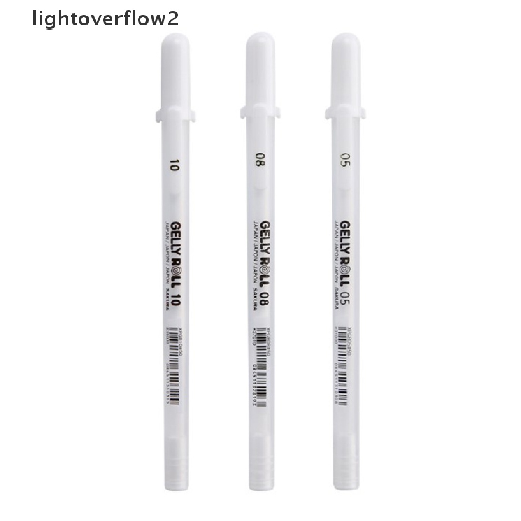 (lightoverflow2) Pulpen Gel 0.5mm 0.8mm 1.0mm High lightoverflow2 (ID)