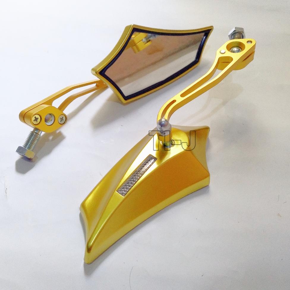 [PRODUK VFK] Kaca Spion Batman Sepion Motor Variasi Untuk Semua Motor Full Cnc Warna Merah, Hitam, G