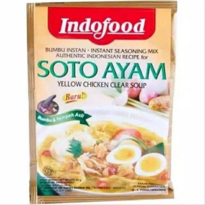 Indofood bumbu Soto ayam instan