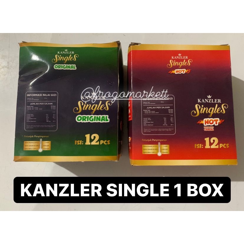 Ready To Eat !!! Sosis Kanzler Single 1 Box