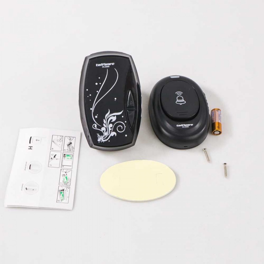 Bel Pintu Rumah Wireless Dor Bell Waterproof EU Plug LED 36 Nada