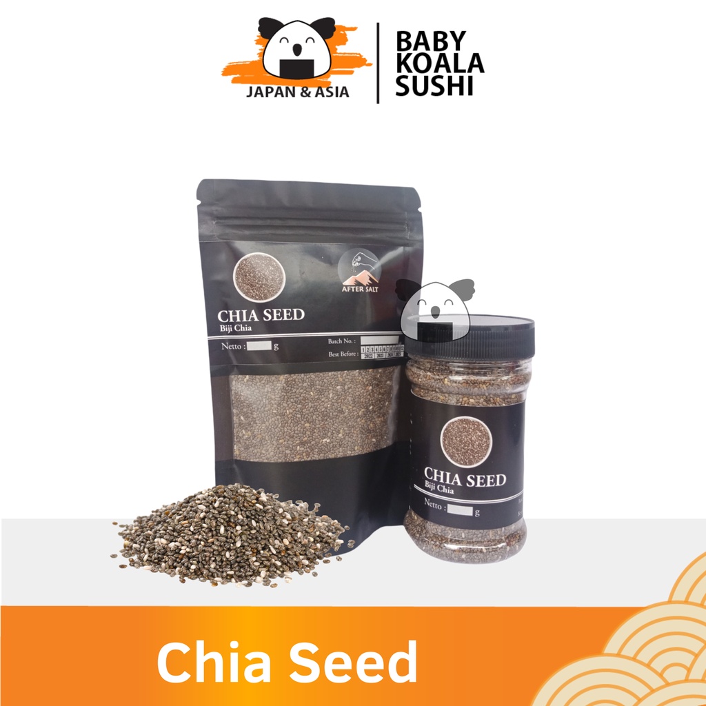 ORGANIC BLACK CHIA SEEDS Biji Chia Organik 50 g │ Import Mexico