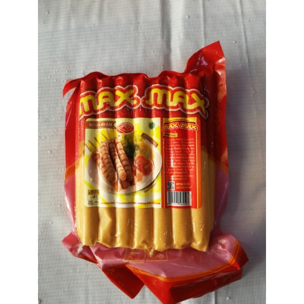 

Max max sosis ayam 500gr long