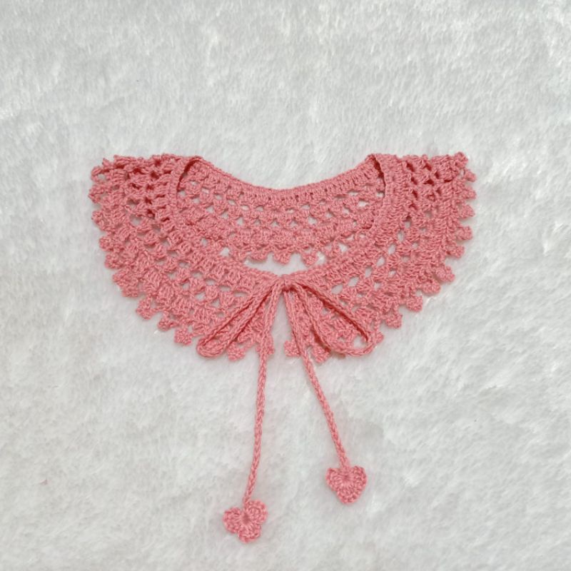 CROCHET CAPE - COLLAR CROCHET - COLLAR CROCHET ANABUL - KERAH RAJUT , SYAL LEHER RAJUT , RENDA RAJUT , KERAH RENDA ,  KERAH KOREA PALSU - KERAH JILBAB - BORDIR KERAH RAJUT - Kerah Instan Impor , collar kucing , kolar kucing , collar cat - collar anabul