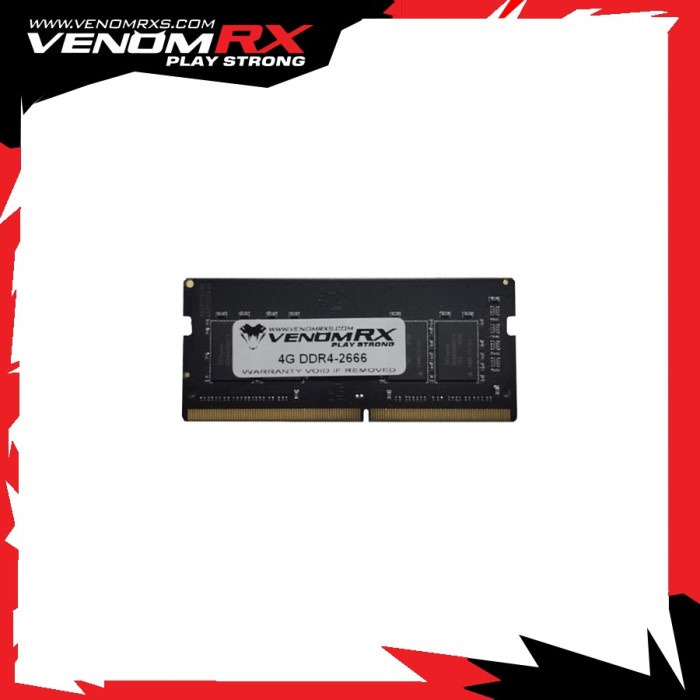 VenomRX Sodimm DDR4 4GB PC21333 / VenomRX 4GB DDR4 PC21333 2666mhz