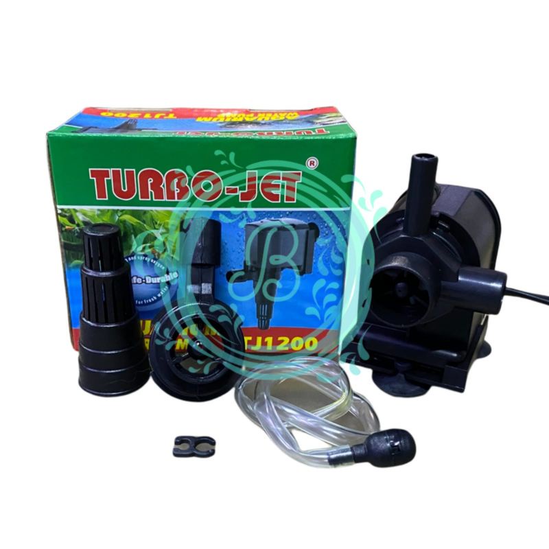 Turbo Jet TJ1200 Turbojet TJ 1200 Pompa Air Celup Aquarium Turbo-Jet