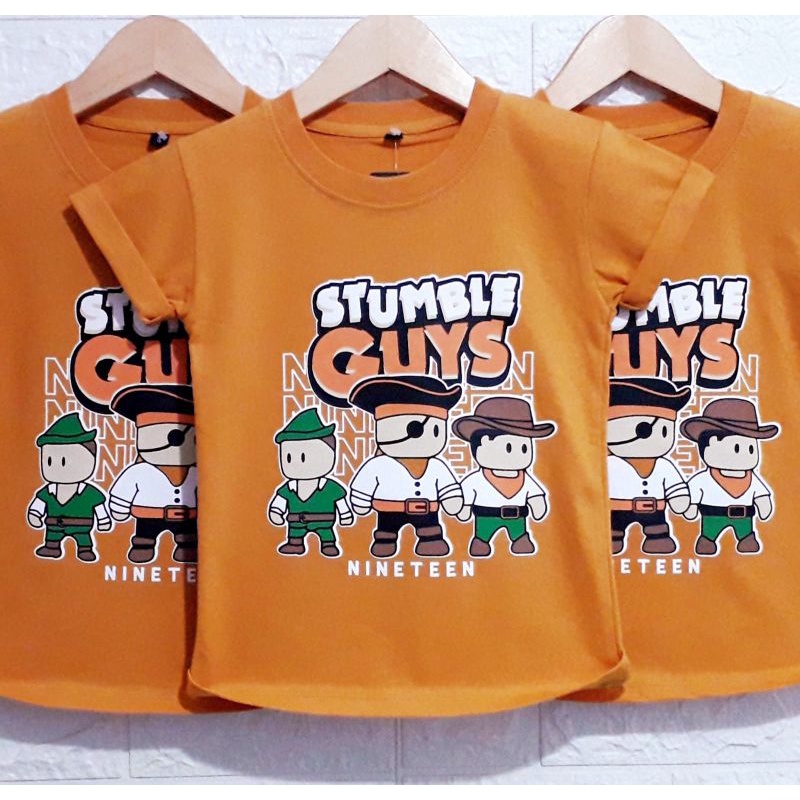 Baju Kaos Distro Anak Laki-laki dan Perempuan Stumble Guys/pakaian anak distro