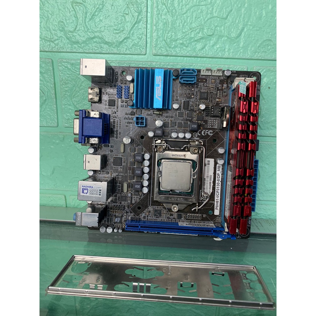 Paket Mini ITX Asus P8h61 i dan i7 2600 ram 8GB Kitt