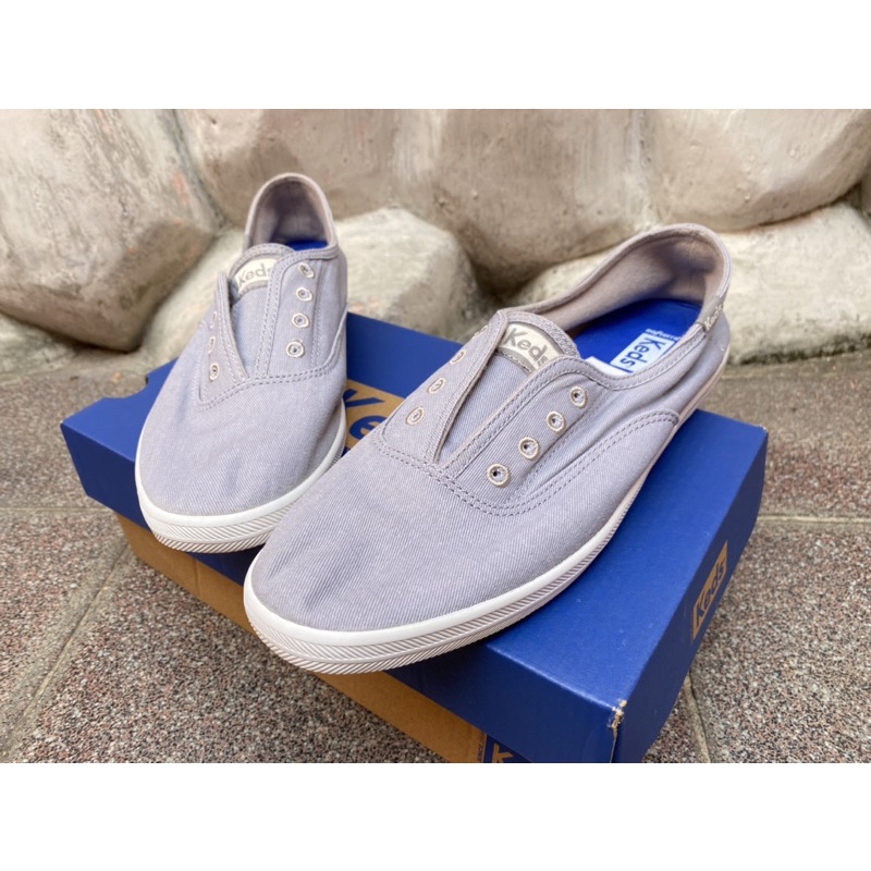 Sepatu Keds Slip On Grey Original Size 39