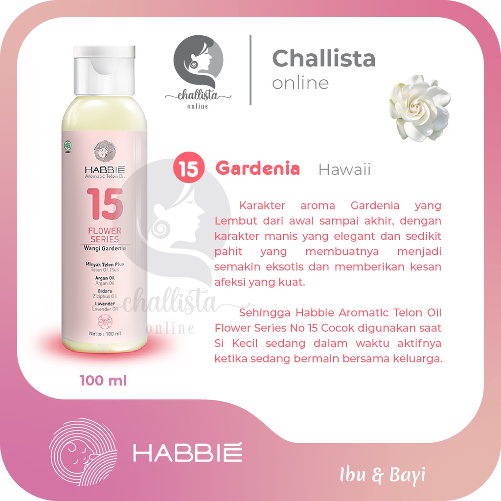 HABBIE MINYAK TELON HABBIE FLOWER SERIES