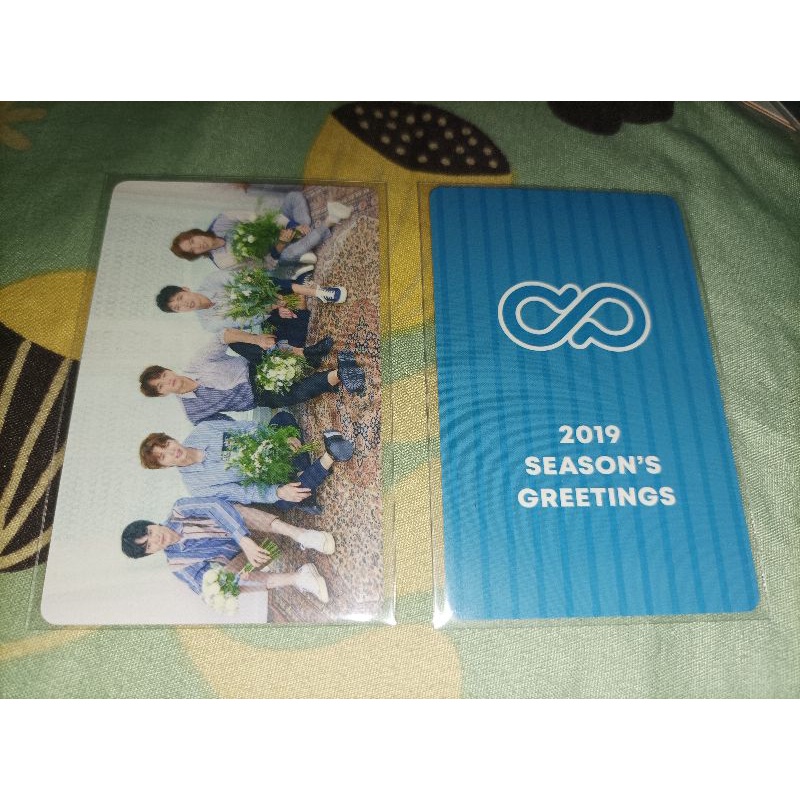 INFINITE Grup Photocard Official + SG MAKING Digital Code Season Greetings 2019