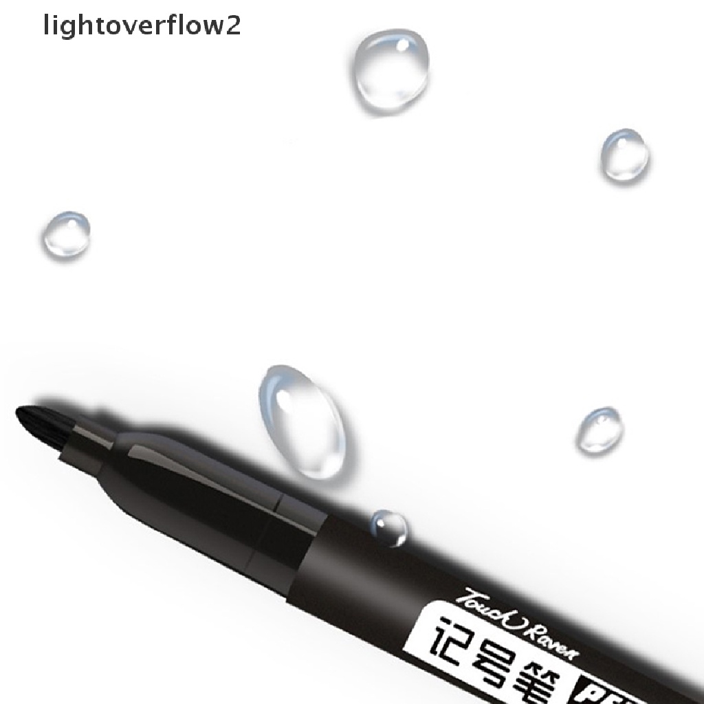 (lightoverflow2) 6pcs / Set Spidol Permanen Tahan Air