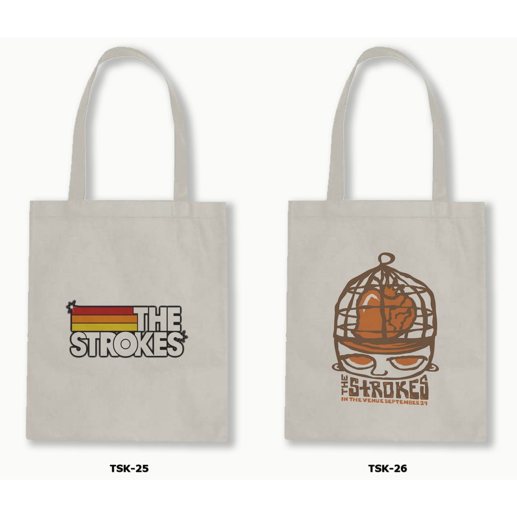 TOTE BAG BLACU - THE STROKES 2