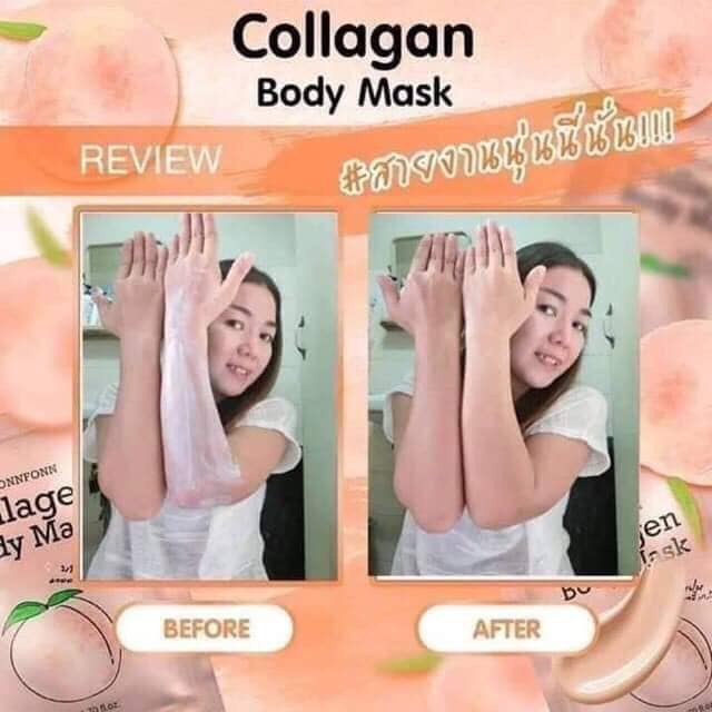 collagen body mask original body lotion whitening pemutih kulit bpom