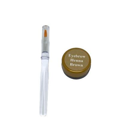 Semuanya baru--Henna Alis Pot + Free Kuas - Eyebrow Henna Sulam Alis Henna