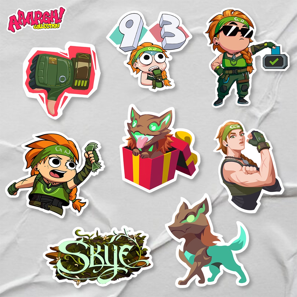

Stiker Spray Valorant | Skye
