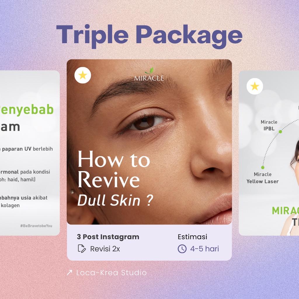 Design Feed Instagram (Triple Package)