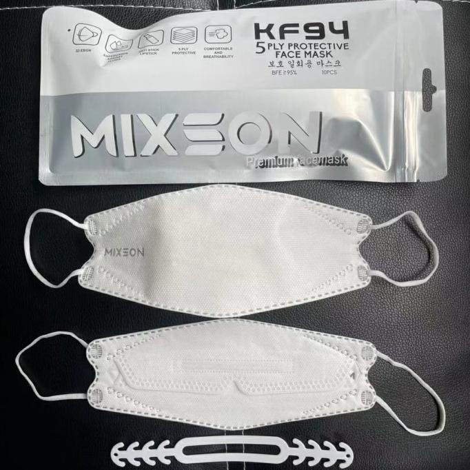 [ MIXSON ] Masker Premium KF94 4 Ply isi 10cs Tali Sewarna 90-accpusatjakarta Murah