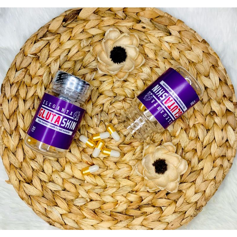 GLUTASKIN GLUTATHIONE WHITENING BOOSTER / SUPLEMEN PEMUTIH SELURUH BADAN ELEGANTA