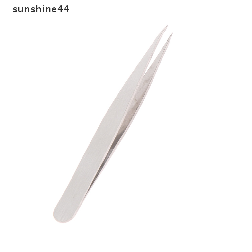 Sunshine Pinset Stainless Steel Untuk Alis / Bulu Mata Palsu