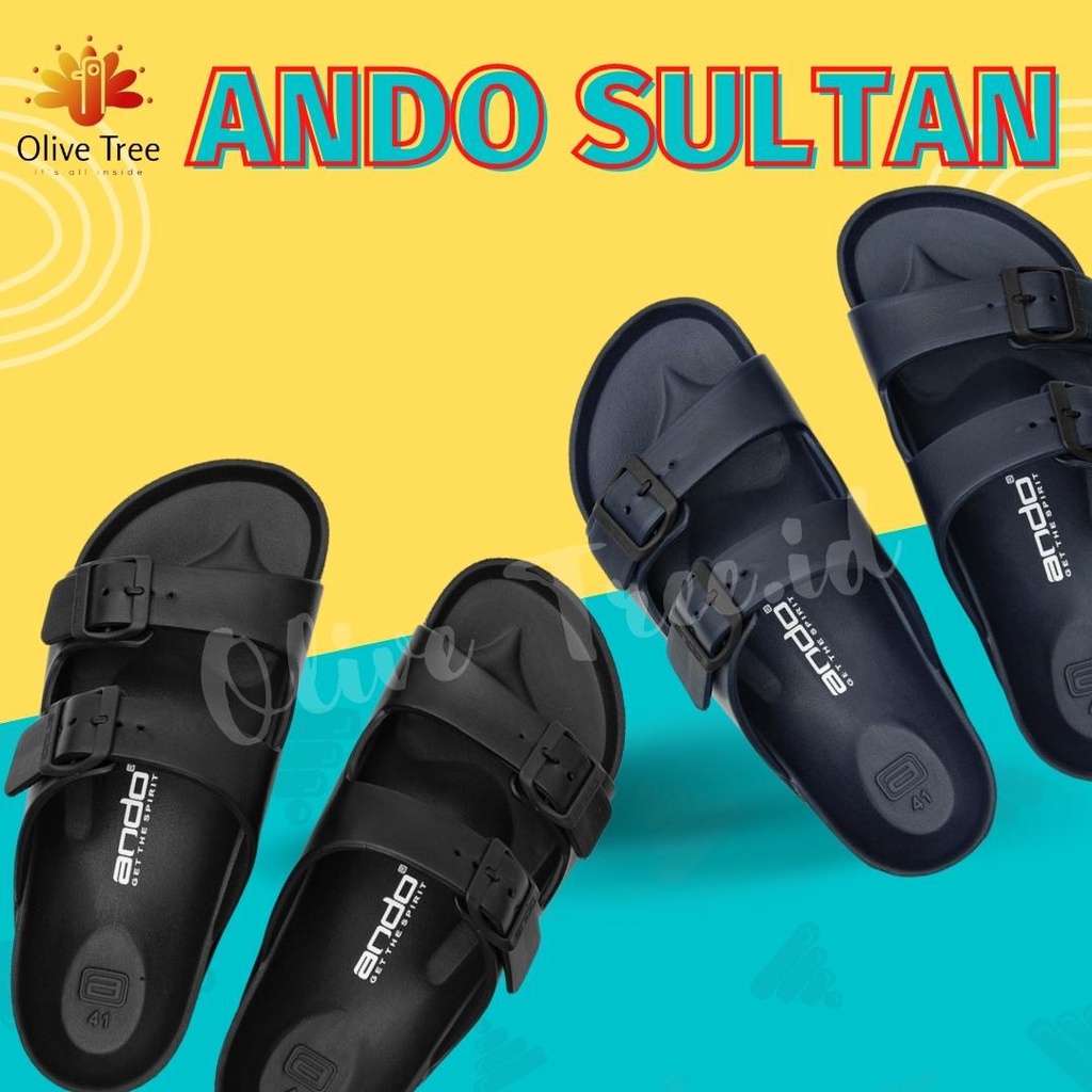 Sultan Sandal Selop Sultan Ando Pria Dewasa Sandal Laki-Laki Ringan Sandal Ando Original Sandal Pria Sandal Sultan