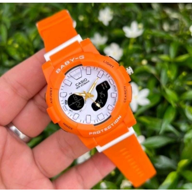 Jam Tangan Baby G Wanita Jam Tangan Dualtime Anti Air Shockproof Terlaris Pilihan Kesukaan Wanita