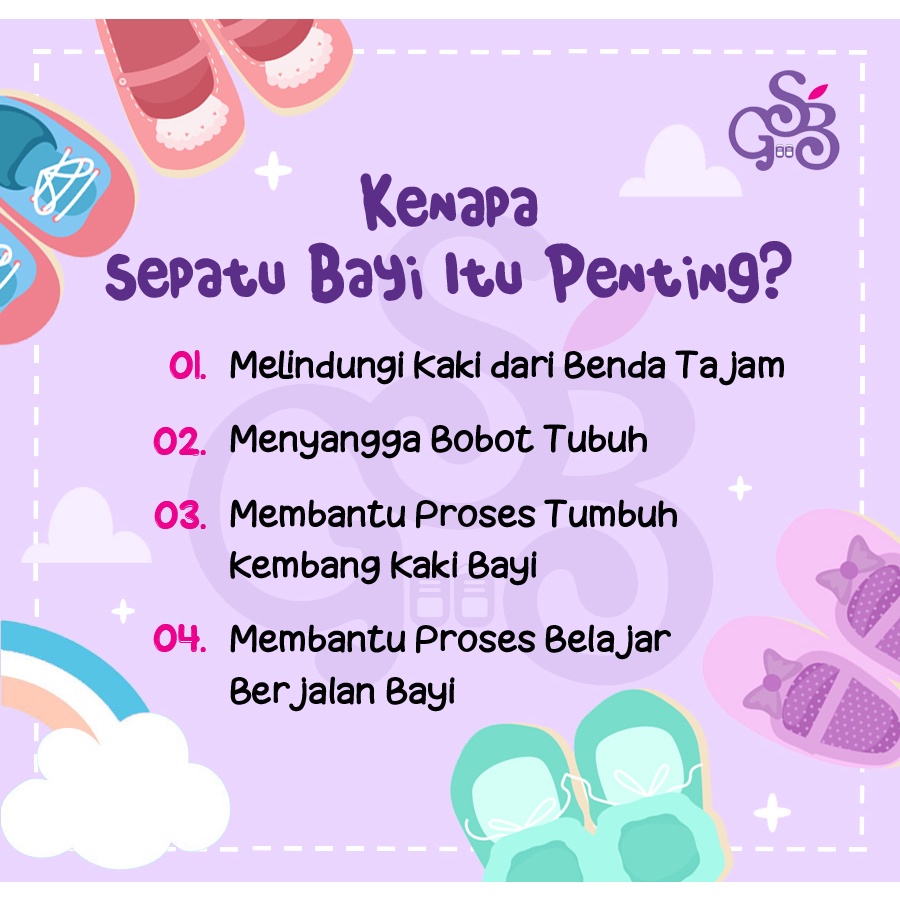 sandal bayi sepatu bayi sendal bayi laki laki perempuan prewalker bayi  umur 2 - 12 bulan model casual S07 polos PUTIH ringan fleksibel &amp; Anti Slip