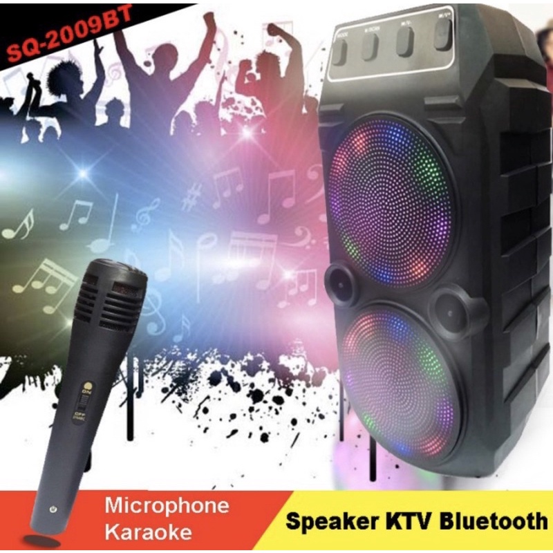 Speaker Bluetooth - Speaker Bluetooth Portable 3” SQRS-2009 Free Microphone - Speaker  Bluetooth -