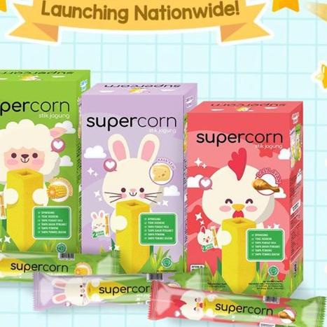 

✨10.10✨ COD Conz Supercorn Stik Jagung Non MSG HALAL MUI BPOM Snack Sehat serbuuu !