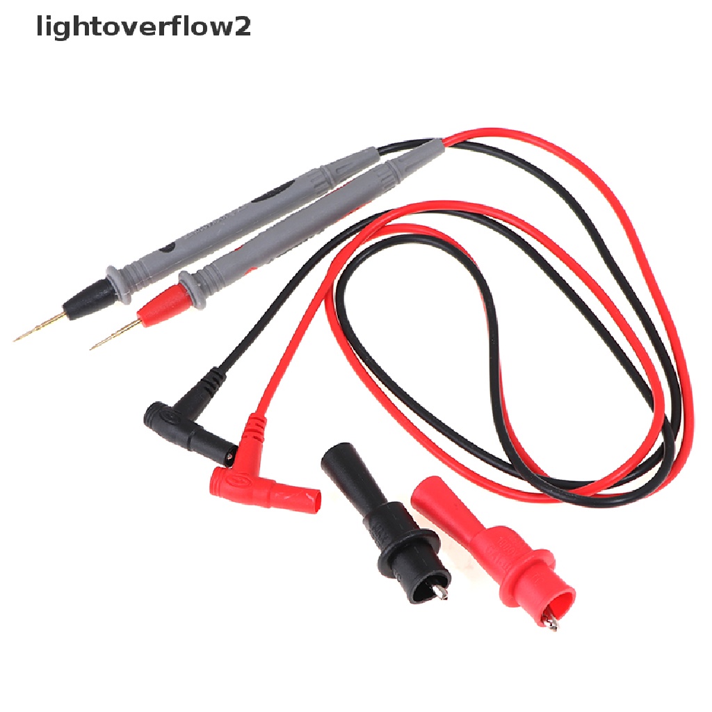 (lightoverflow2) 1000v20a Kabel Jepit Buaya Untuk Multimeter