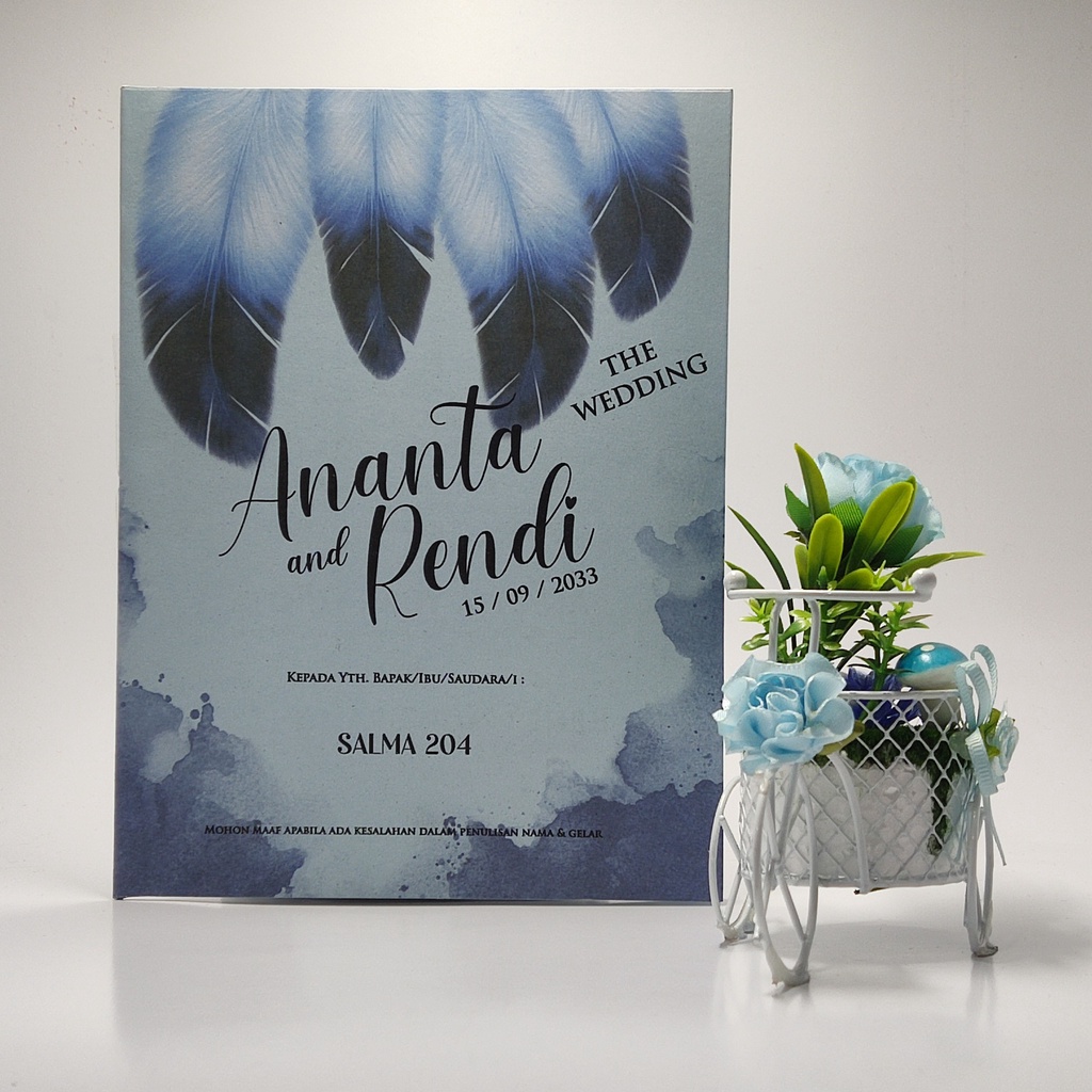 Kertas Blangko Undangan Salma 204 Murah