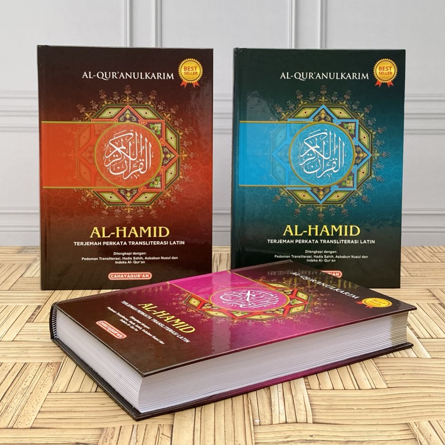 Alquran Alhamid Perkata A5, Alquran Terjemah Perkata dan Latin