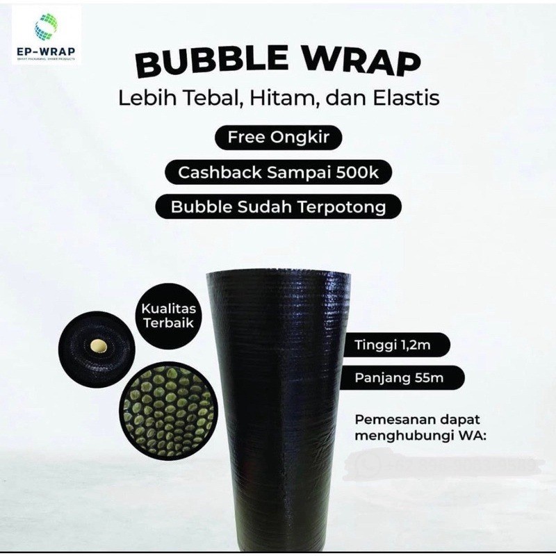 Bubble Wrap Plastik  Roll 50 Meter