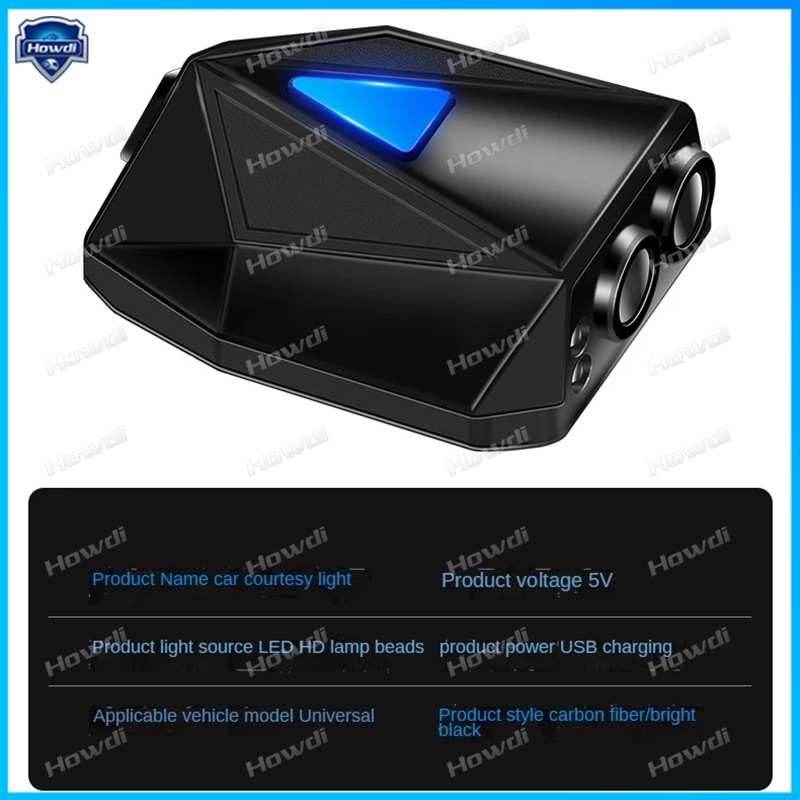 1pc Lampu Proyektor Belakang Motor Dinamis Motif Kartun