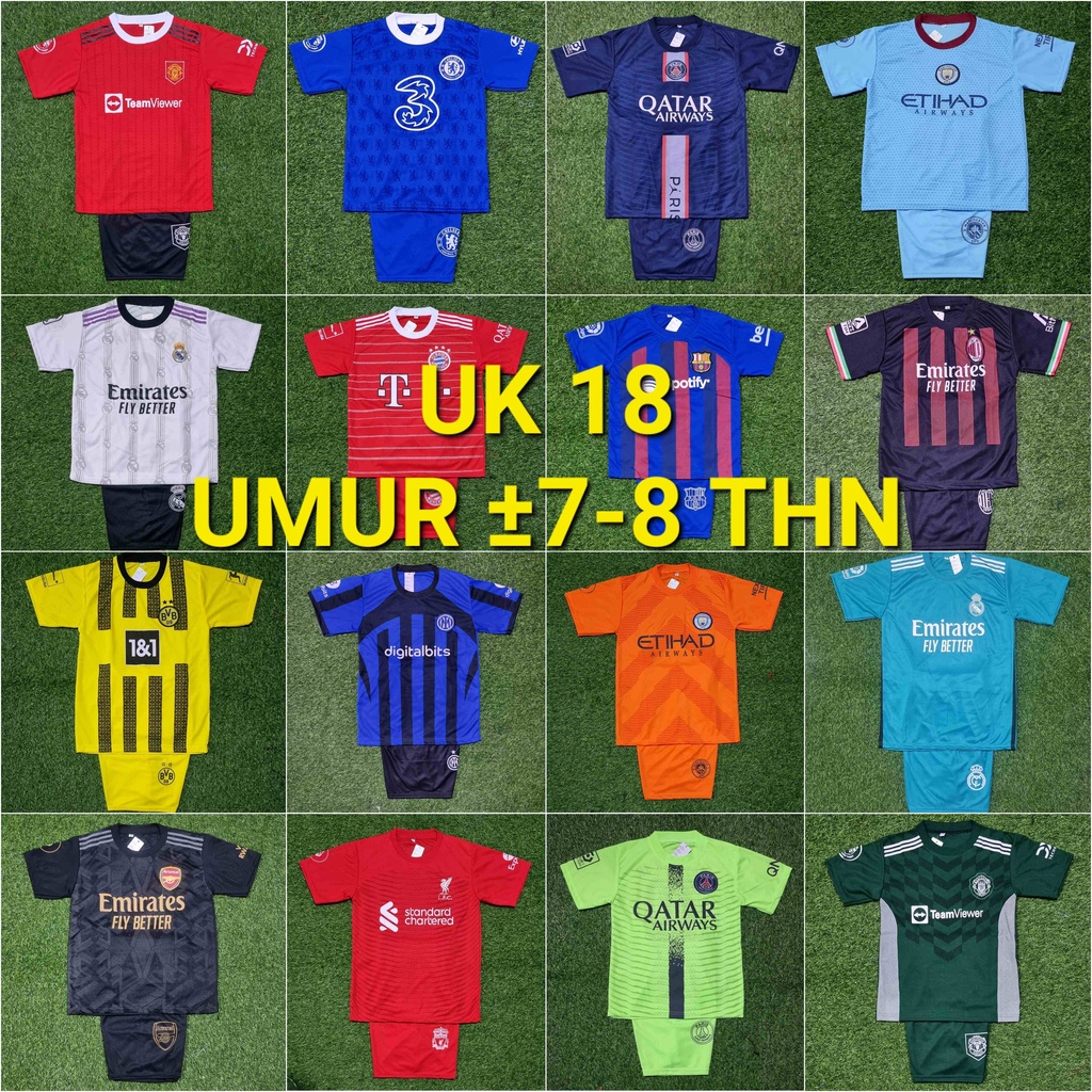 Jersey Bola Anak Uk 18