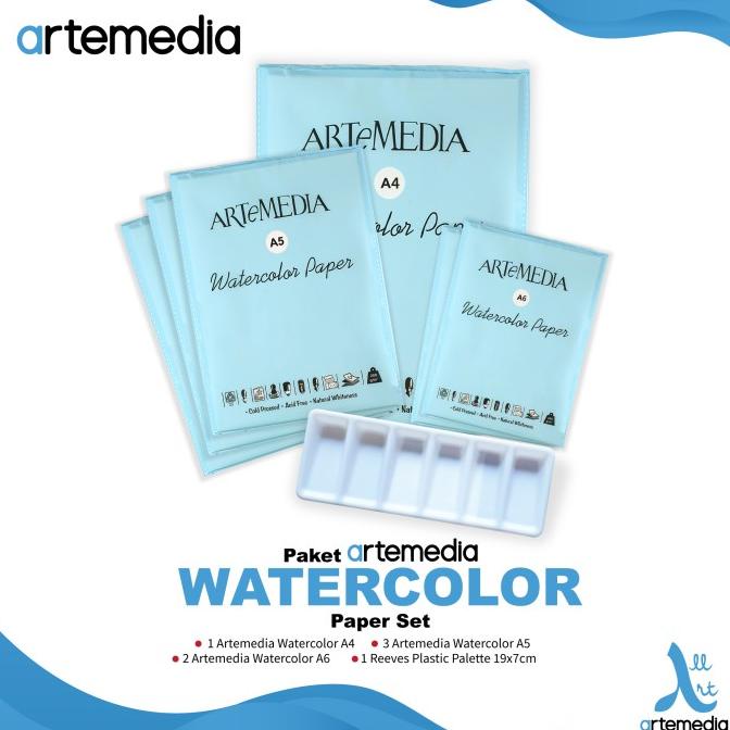 

(COD) Paket Artemedia Watercolor Paper Set