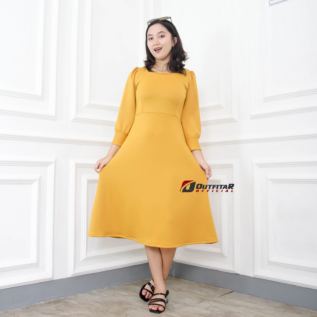 Dress Wanita Baju Wanita Pesta Korea Style Hight Quality Premium Aurora