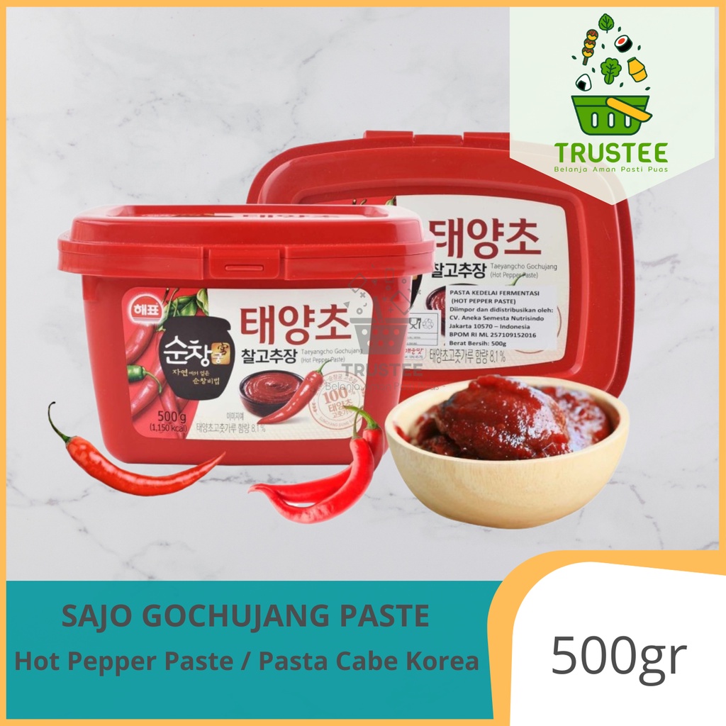 SAJO Gochujang / Hot Pepper Paste / Pasta Cabe 500gr