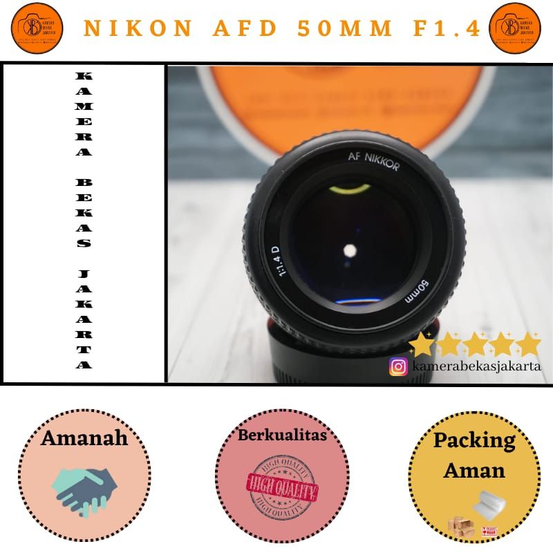 LENSA NIKON AFd 50mm f1.4