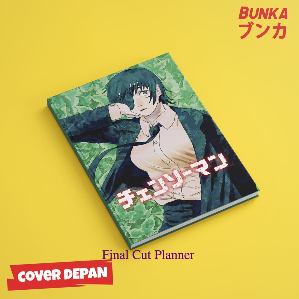 

buku tulis polos/bergaris Anime Chainsaw Man Himeno Hardcover A5 Buku Tulis Catatan Notes Agenda Planner Jurnal