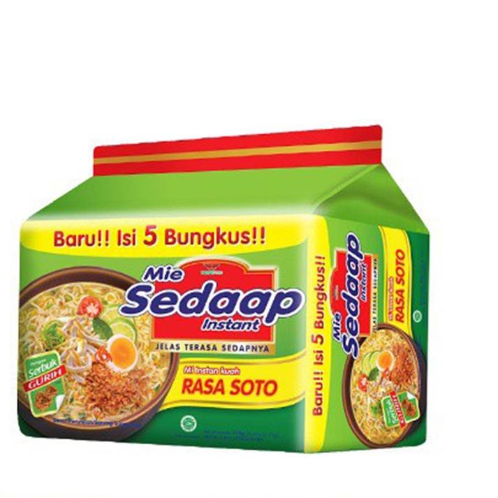 

Coba dilihat Mie Sedaap Mie Instan Soto 5 x 75 gr