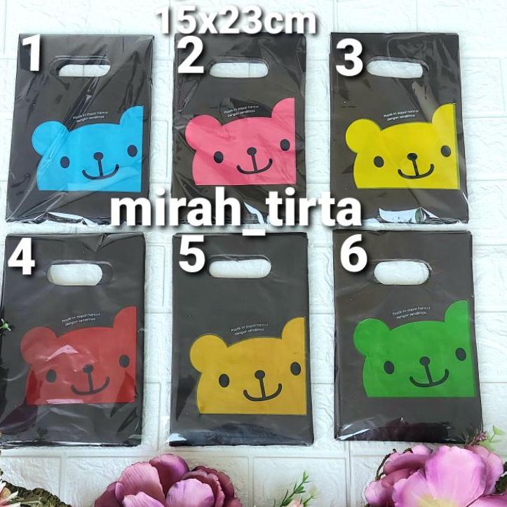 

⇳ ❤MURAH POL❤ Kantong plong oval 15x23 cm motif bear . Kantong plong motif .kantong olshop online shop ず
