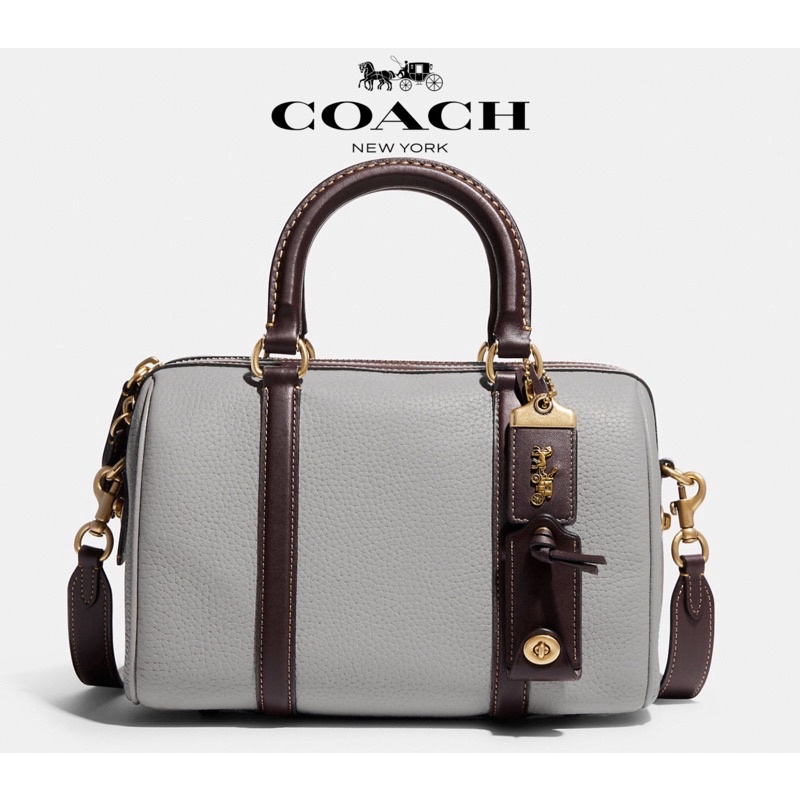 Coach Ruby Satchel 25 In Colorblock Dove (C8530)