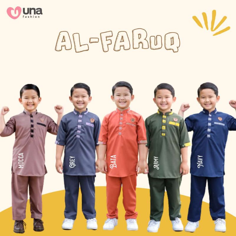 KURTA AL FARUQ | KURTA ANAK MURAH | TOYOBO FODU | KURTA PREMIUM | UNA FASHION