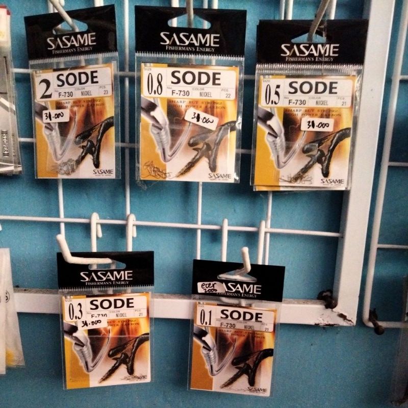 KAIL SASAME SODE 0.1 SAMPAI 3 TANPA LUBANG ECERAN PER 5 BIJI BUKAN BUNGKUS