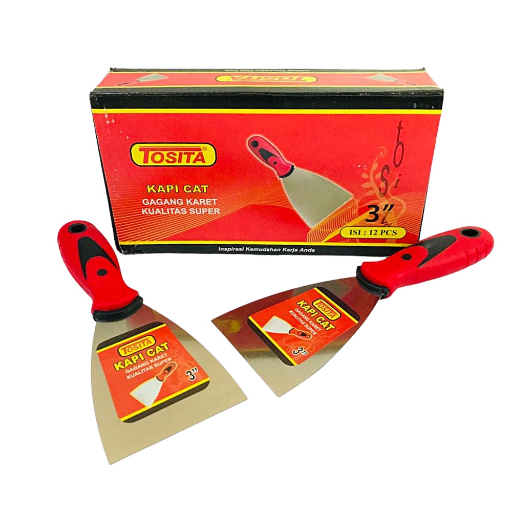 Kapi cat tosita gagang karet ukuran 2,5 inch