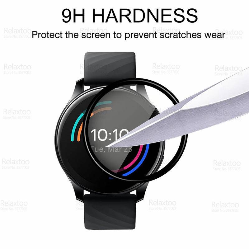 1-3pcs Pelindung Layar Tempered Glass 9D Curved 40mm 41mm 44mm 45mm Untuk Samsung Watch Active 2 44mm 40mm