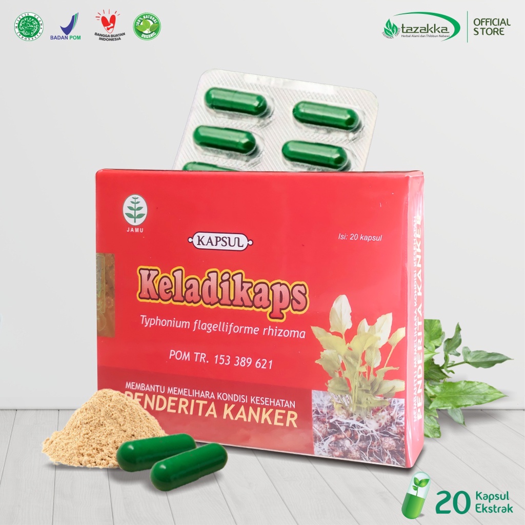 Kapsul Keladi Tikus Buat Kangker Obat Kanker Payudara Yg Ampuh Herbal Tazakka Original Halal BPOM Is
