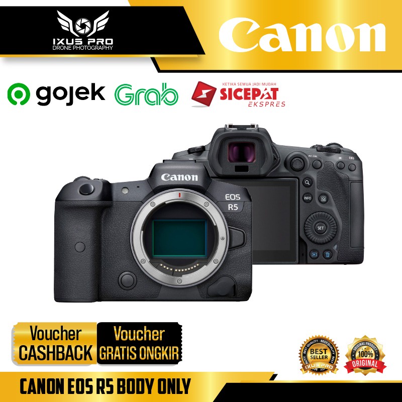 Jual Canon EOS R5 Body Only Canon R5 Body Mirrorless Camera | Shopee ...