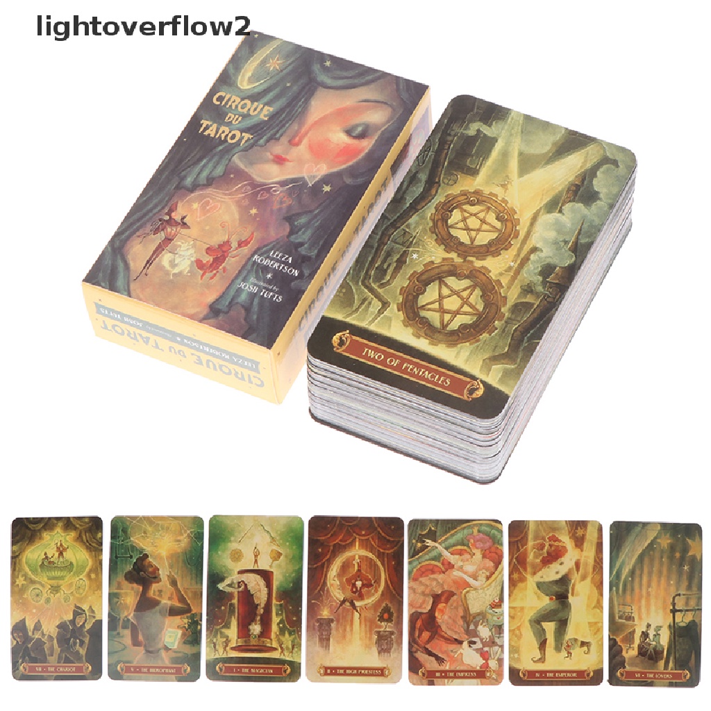 (lightoverflow2) Mainan Board Game Kartu Tarot Ramalan Gemuk Untuk Keluarga